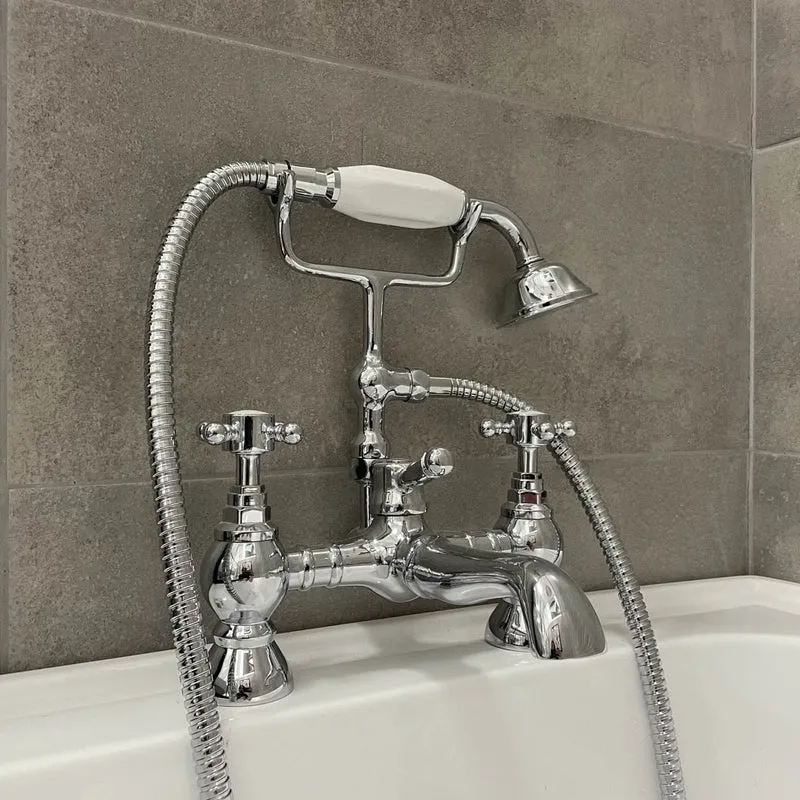 Eliseo Ricci Traditional English Balmoral Bath Shower Mixer