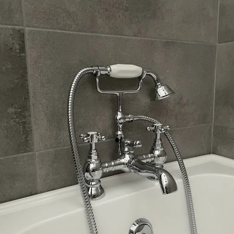 Eliseo Ricci Traditional English Balmoral Bath Shower Mixer