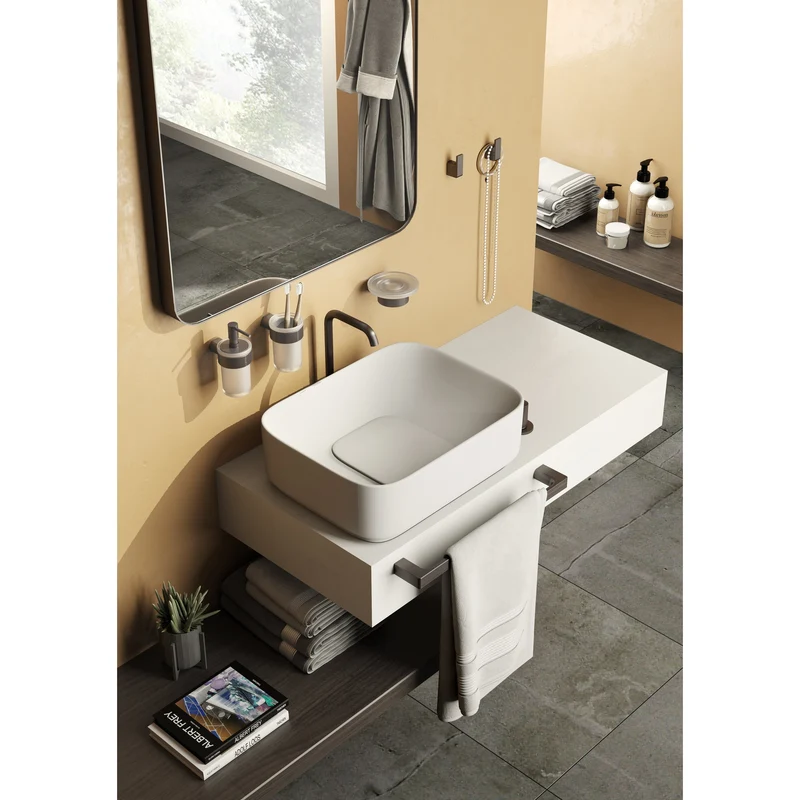 Pirenei Soap Dish - Gunmetal