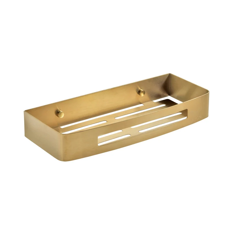 Nerva Shower Basket - Brushed Brass