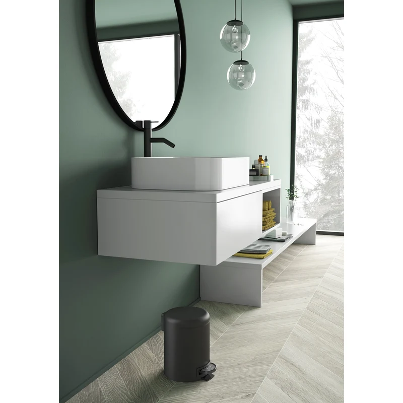 Potty Pedal Bin 3L - Matt Black