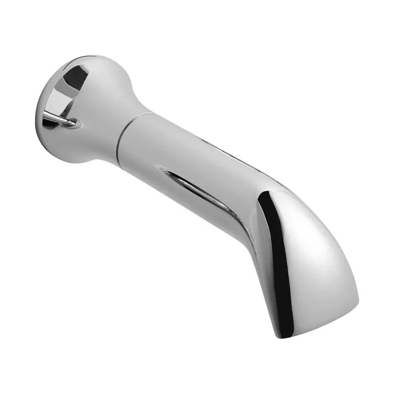Hudson Reed Topaz Wall-mounted Bath Spout Trad Chrome Brass