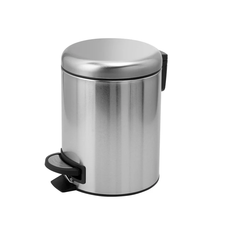 Potty Pedal Bin 3L - Brushed Stainless Steel