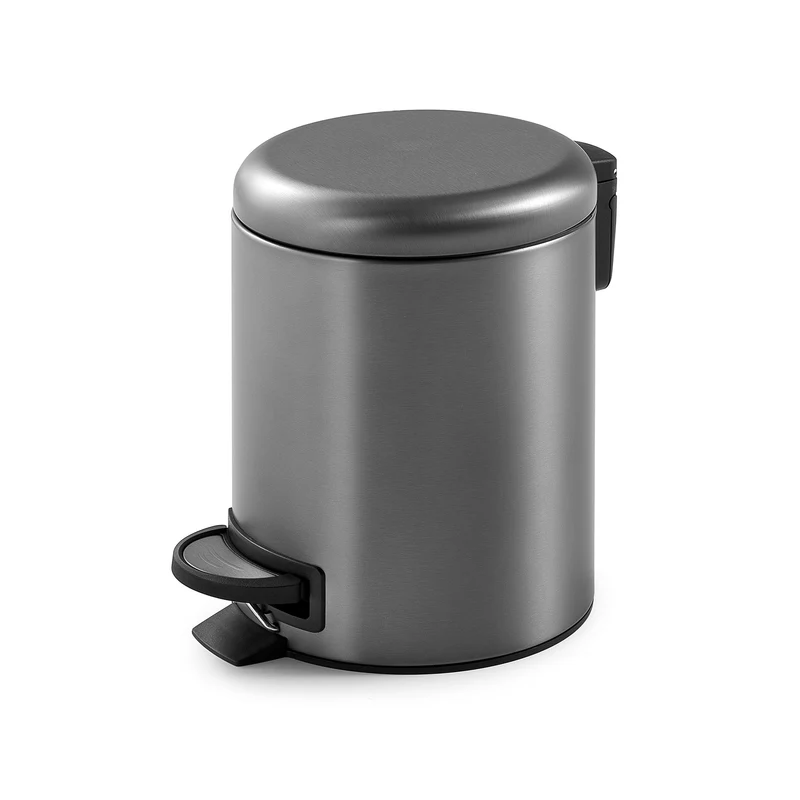 Potty Pedal Bin 5L - Gunmetal