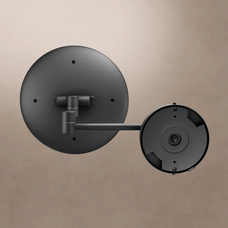 Sloane Round 3x LED Magnifying Mirror - Matt Black