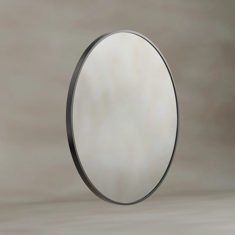 Origins Living Docklands Round Mirror 60cm - Gunmetal