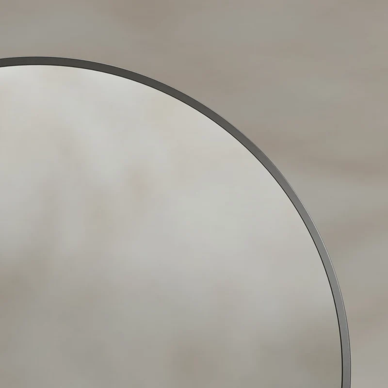Origins Living Docklands Round Mirror 60cm - Gunmetal