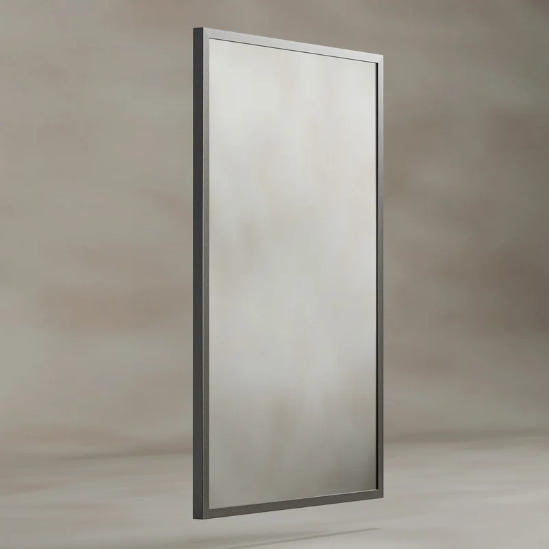 Docklands Rectangular Mirror 50x80cm - Gunmetal