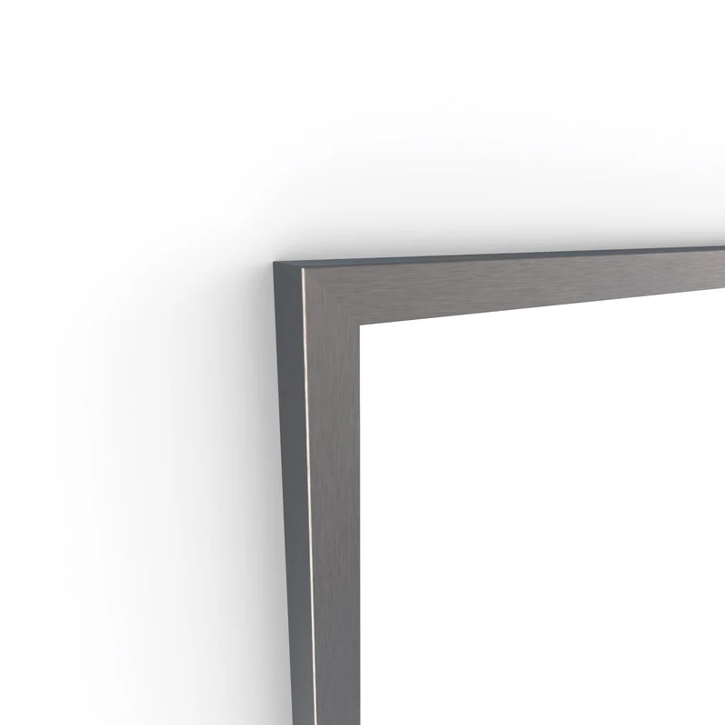 Docklands Rectangular Mirror 50x80cm - Gunmetal