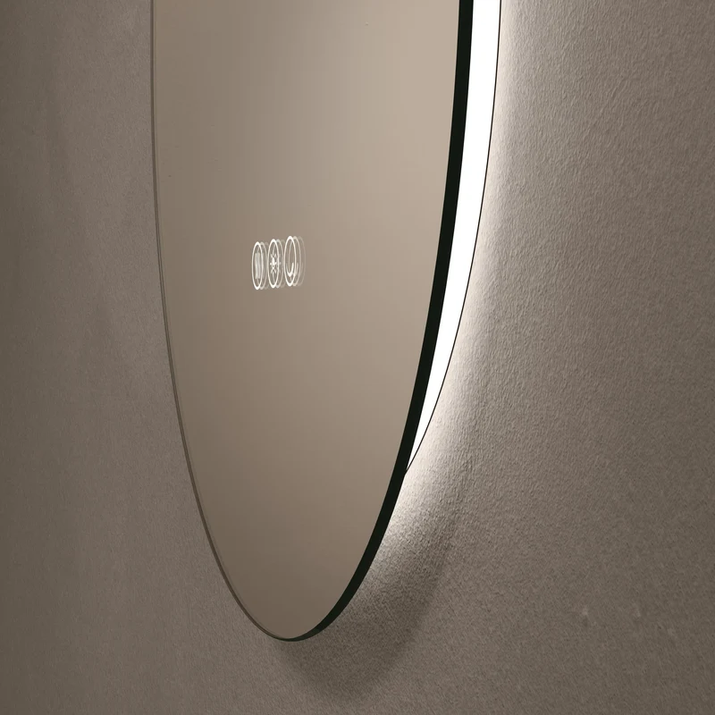 Claris Capsule Illuminated Mirror 45 x 90cm with Adjustable Dotless Lighting and Demister