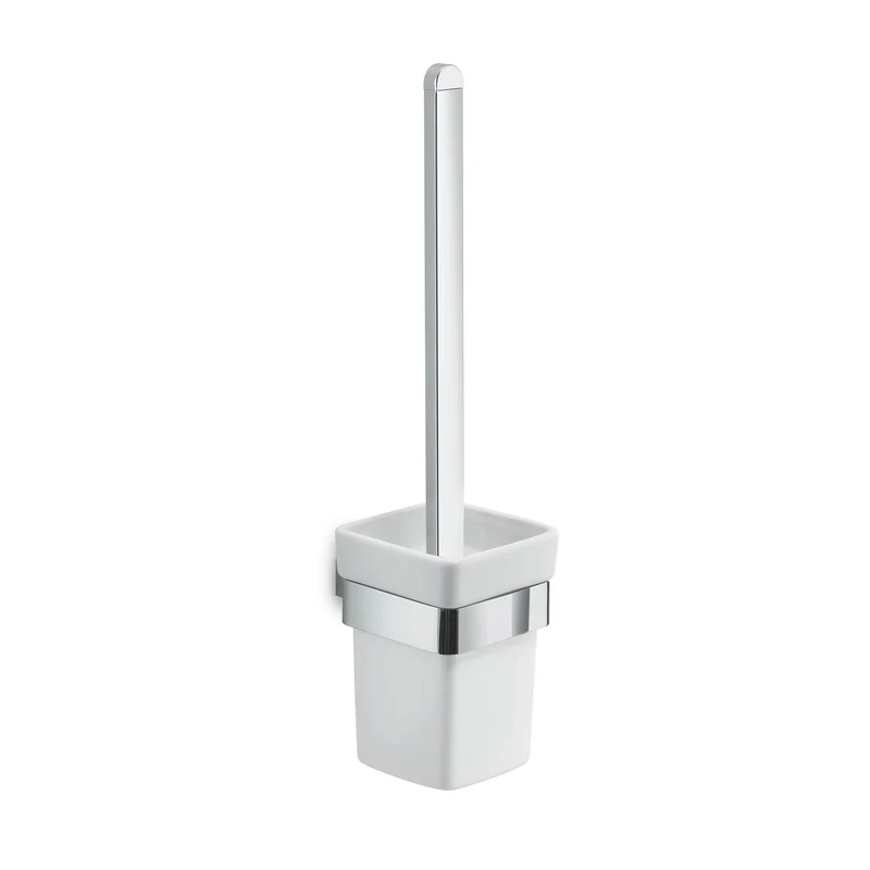 Spluga WC Brush Set Wall Mounted - Chrome
