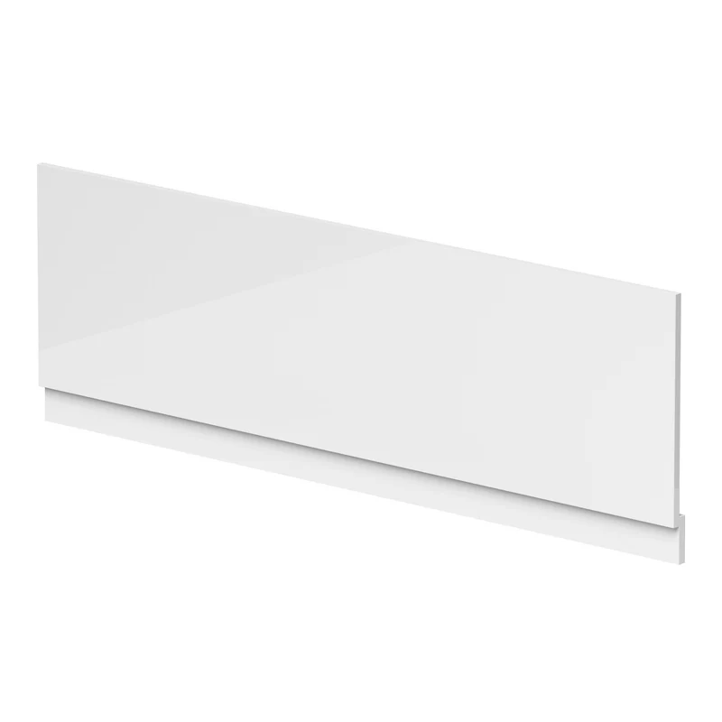 Waterproof Gloss White Bath Front Panel - 1700mm