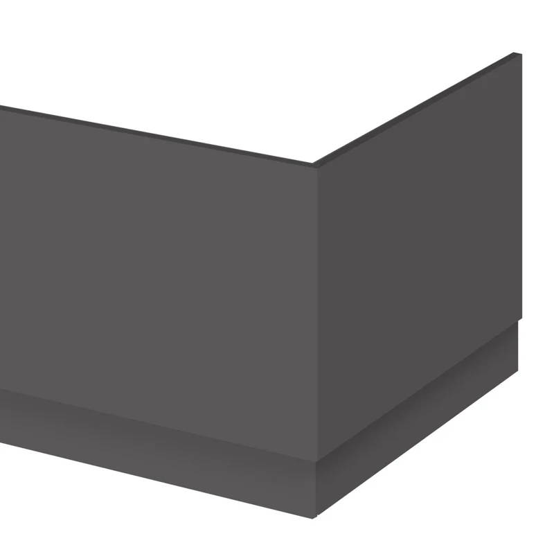 800mm Bath End Panel - Gloss Grey