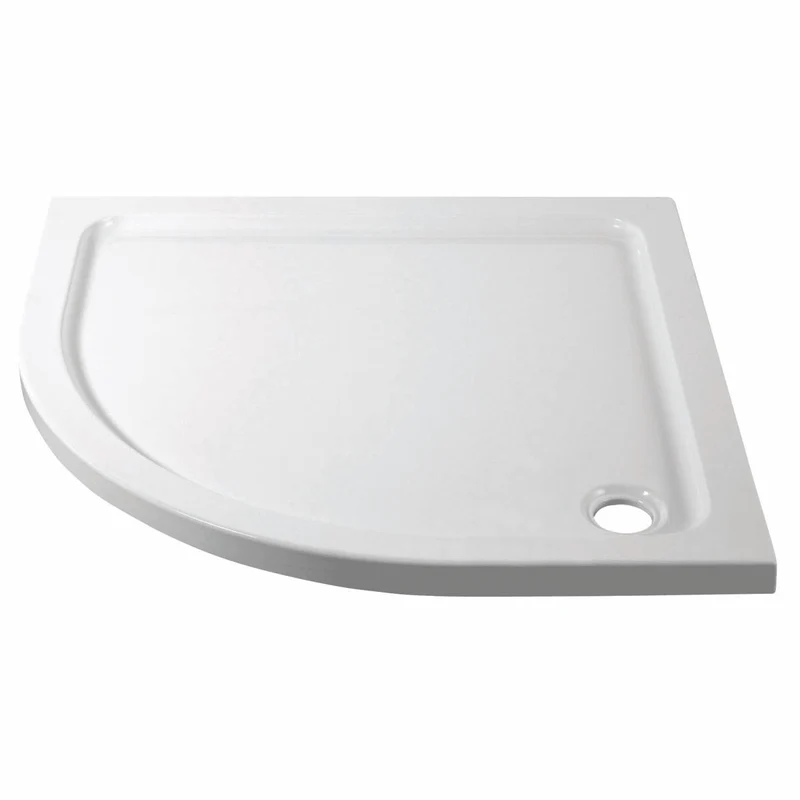 Elements 1000mm Quadrant Slim Line Shower Tray with Corner Waste