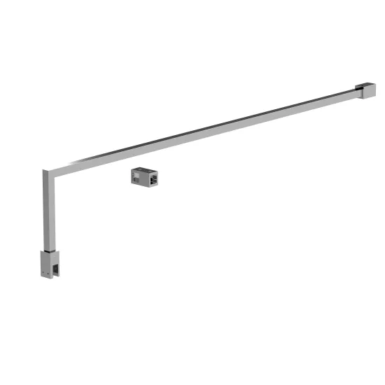 Wetroom Screen Support Arm Bar - Chrome