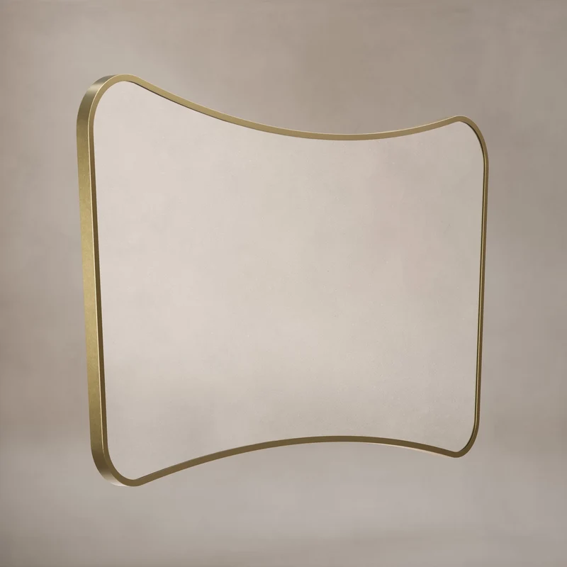 Origins Living Delphine Mirror 120 x 70cm - Brushed Brass