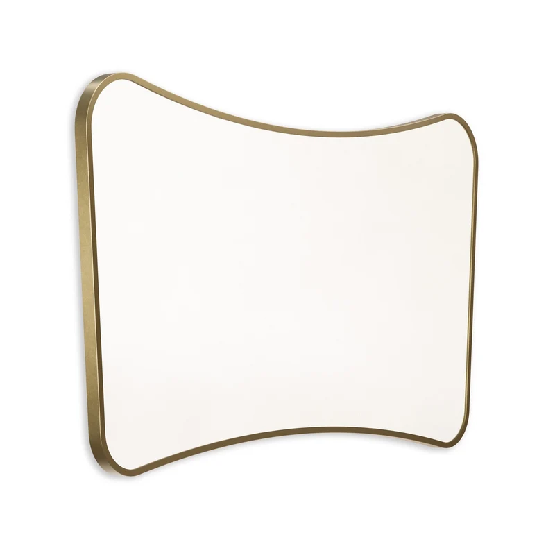 Origins Living Delphine Mirror 120 x 70cm - Brushed Brass
