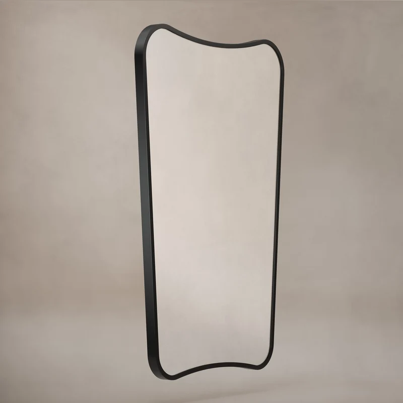 Origins Living Delphine Mirror 60 x 90cm - Matt Black