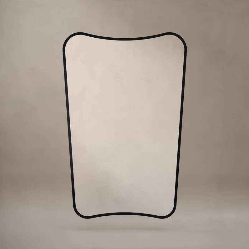 Origins Living Delphine Mirror 60 x 90cm - Matt Black
