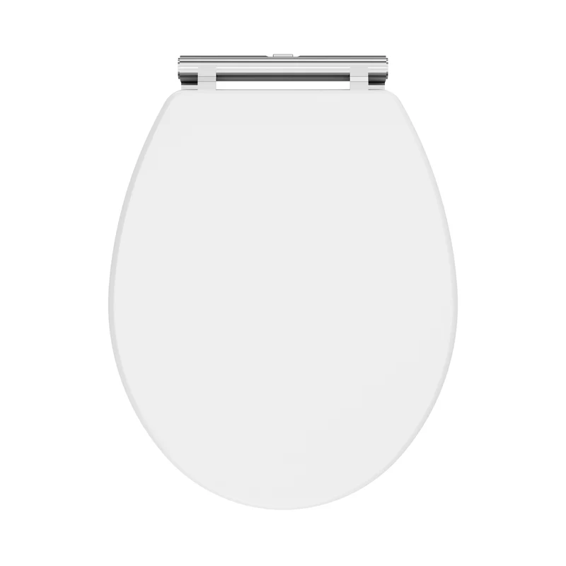Classique Soft Close Wooden Toilet Seat - Satin White