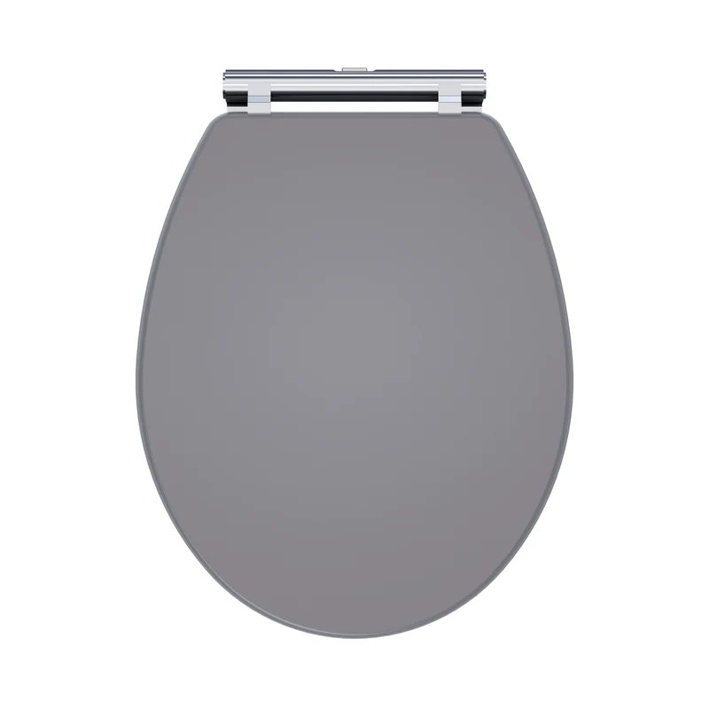 Classique Soft Close Wooden Toilet Seat - Satin Grey
