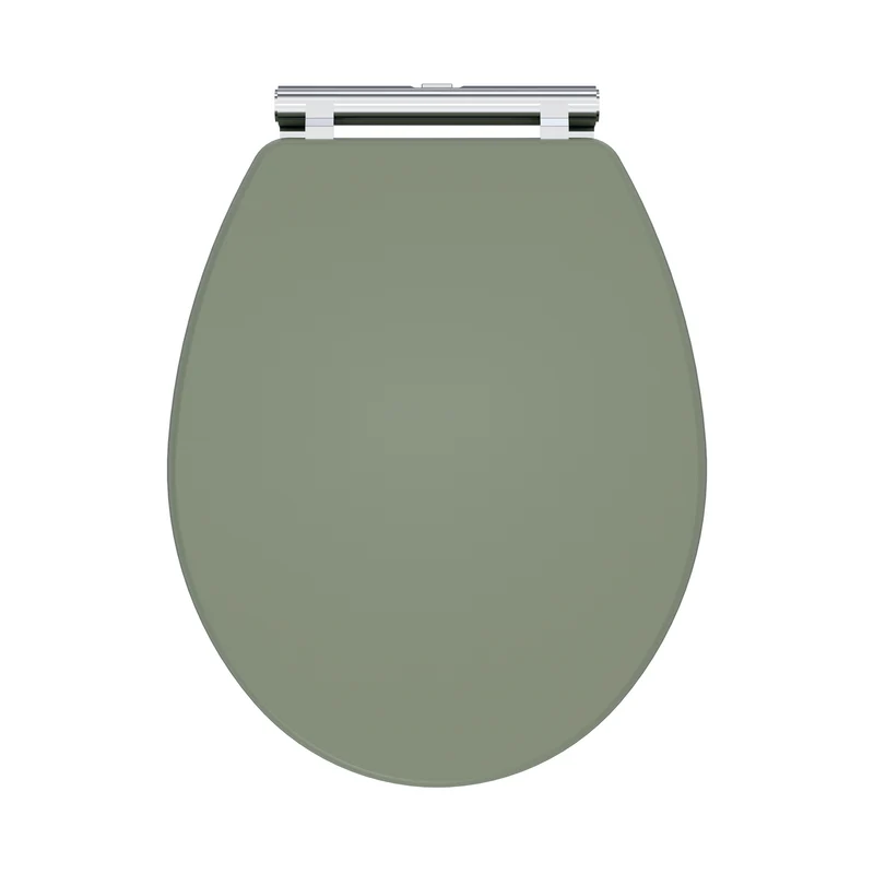 Classique Soft Close Wooden Toilet Seat - Satin Green