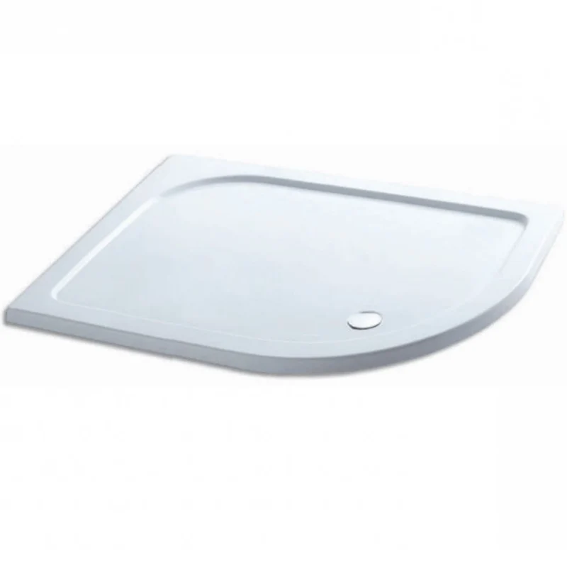 Volente 1100 x 800mm Offset Quadrant Shower Tray - Right Hand