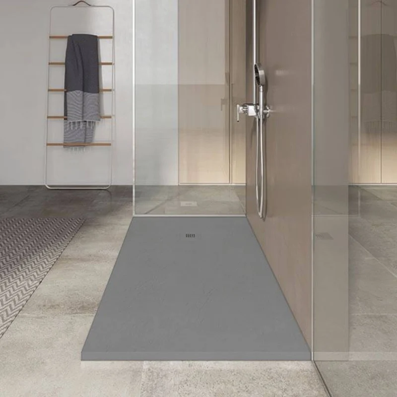 Poalgi 1400 x 800mm Slate Wetroom Tray - Cemento