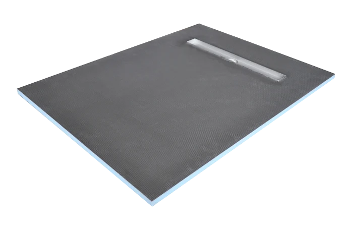 Wetroom 900 x 900mm Former Tray inc Waste and Linear Drain