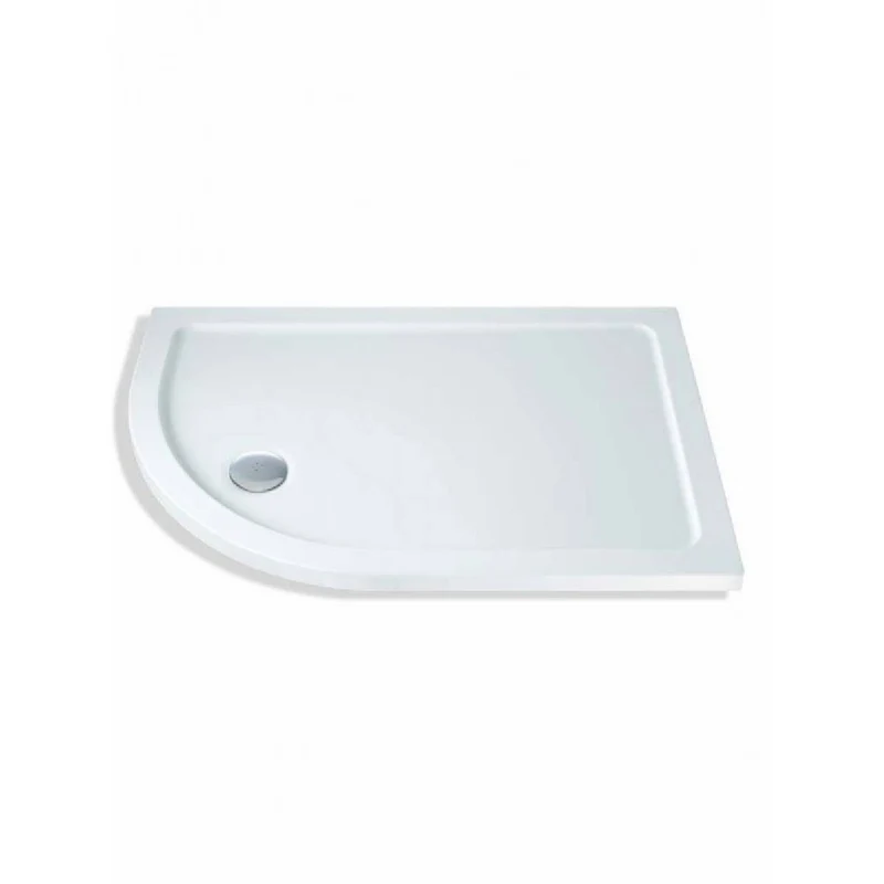 Elements 1000 x 900mm Offset Quadrant Slim Line Shower Tray - Left Hand