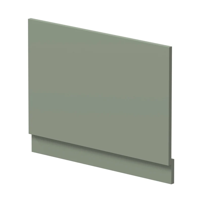 Hudson Reed Bath Panels 750mm Bath End Panel Contemp Fern Green MFC Smooth Matt 560x730x36mm