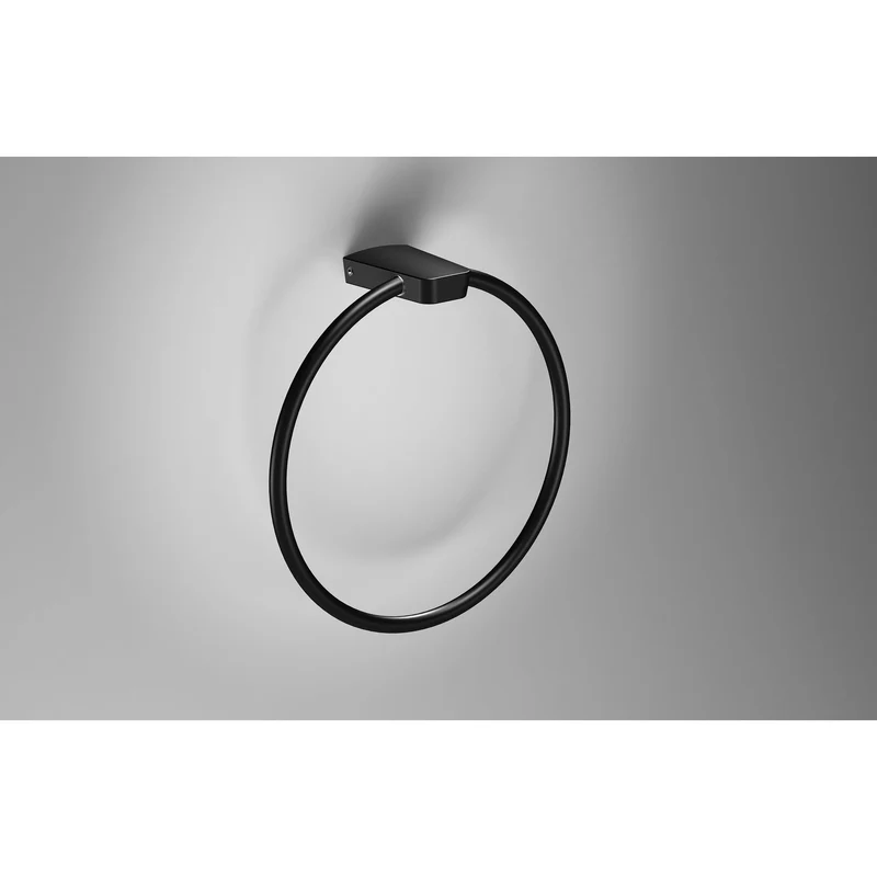 Sonia S6 Towel Ring - Matt Black