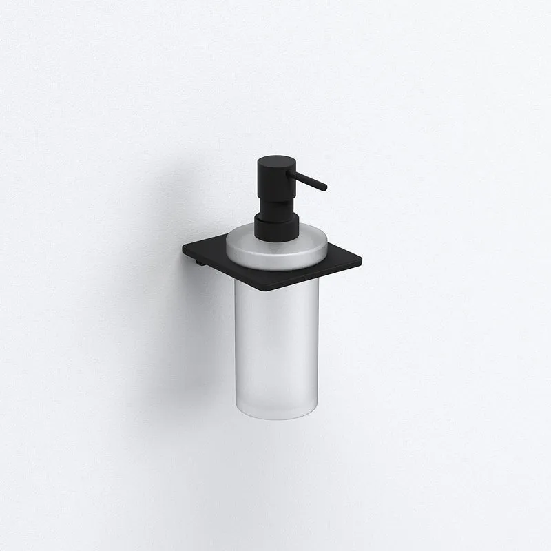 Sonia S Cube Soap Dispenser - Matt Black