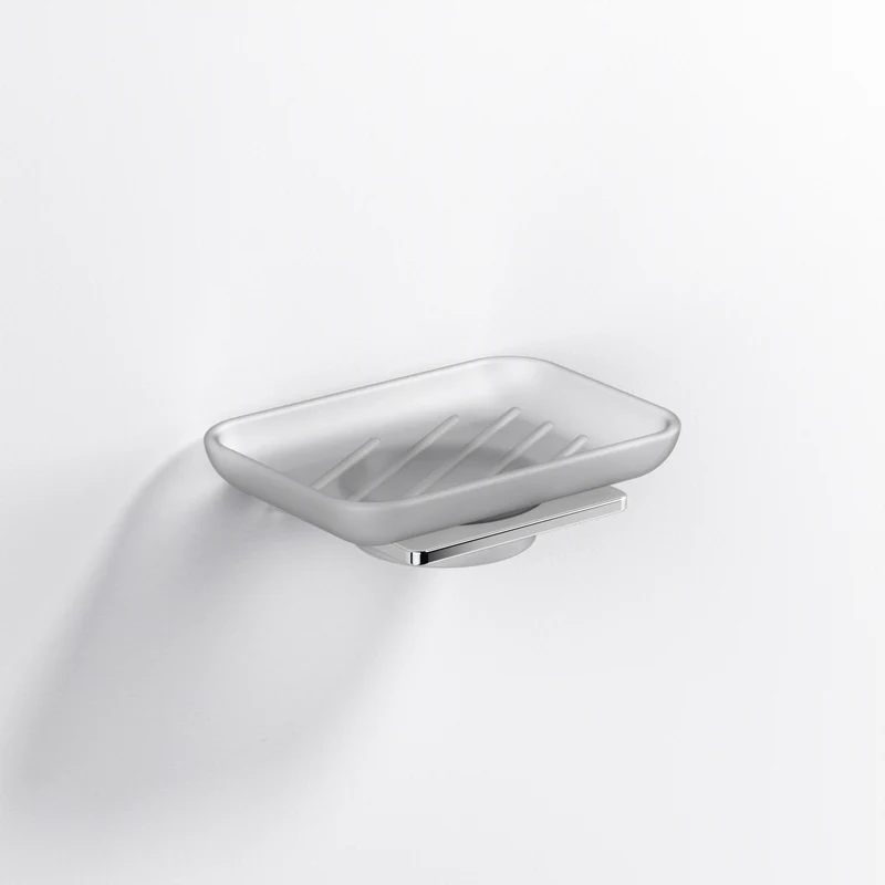 Sonia S Cube Soap Dish - Chrome