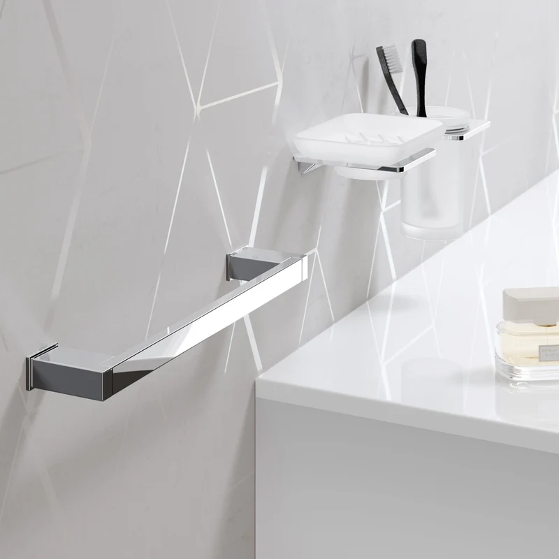 Sonia S Cube Soap Dish - Chrome