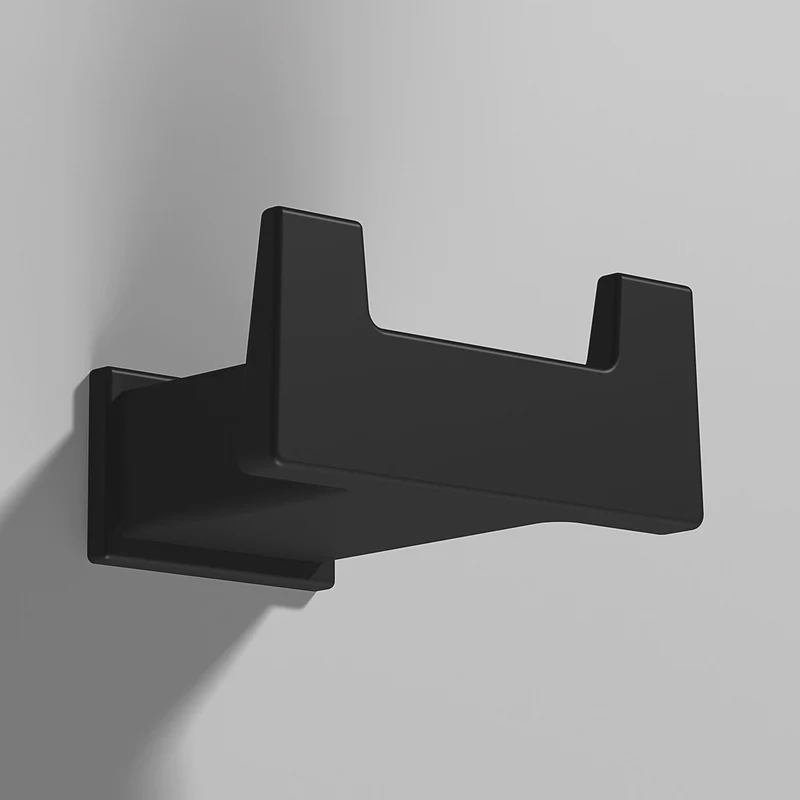 Sonia S Cube Robe Hook - Matt Black