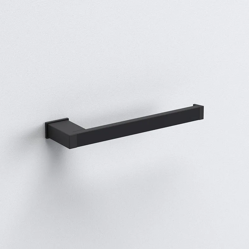 Sonia S Cube Open Towel Bar - Matt Black