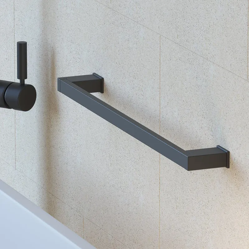 Sonia S Cube Towel Rail 50cm - Matt Black