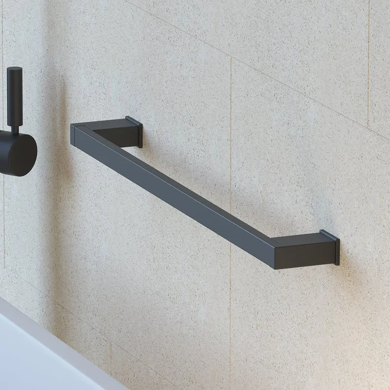 Sonia S Cube Towel Rail 42cm - Matt Black