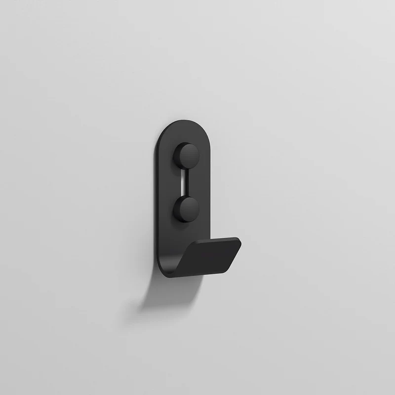 Sonia Quick Single Hook - Matt Black