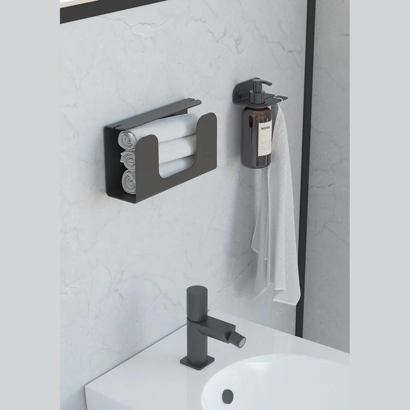 Sonia Quick Shelf 45cm - Matt Black