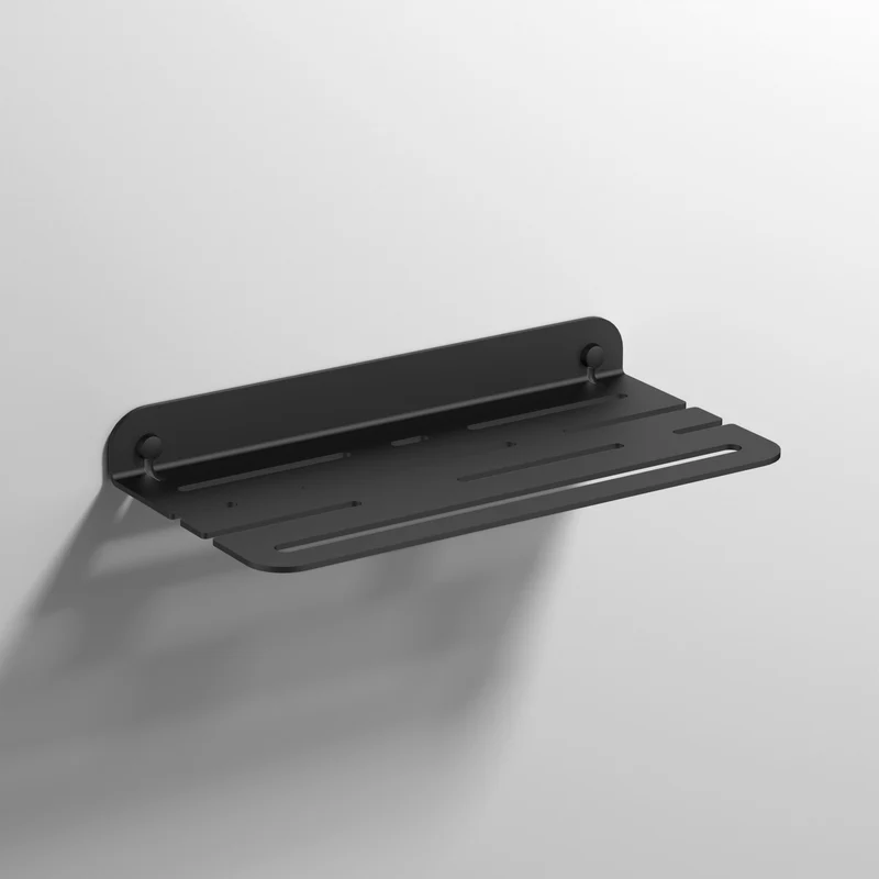 Sonia Quick Open Shower Shelf - Matt Black