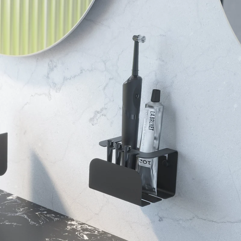 Sonia Quick Electric Toothbrush Holder - Matt Black