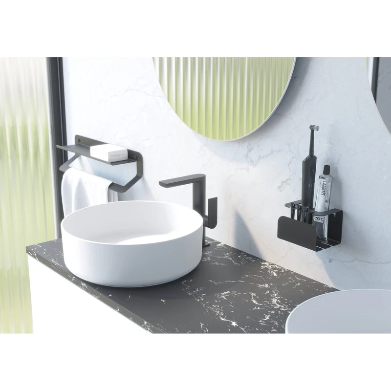 Sonia Quick Electric Toothbrush Holder - Matt Black