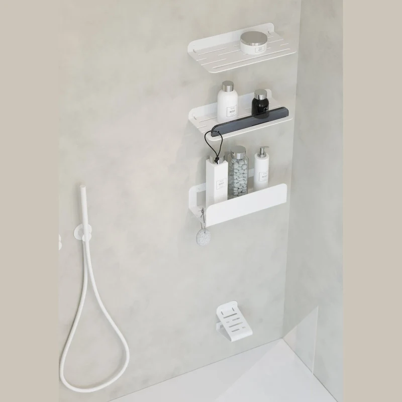 Sonia Quick Shower Foot Rest - Matt White