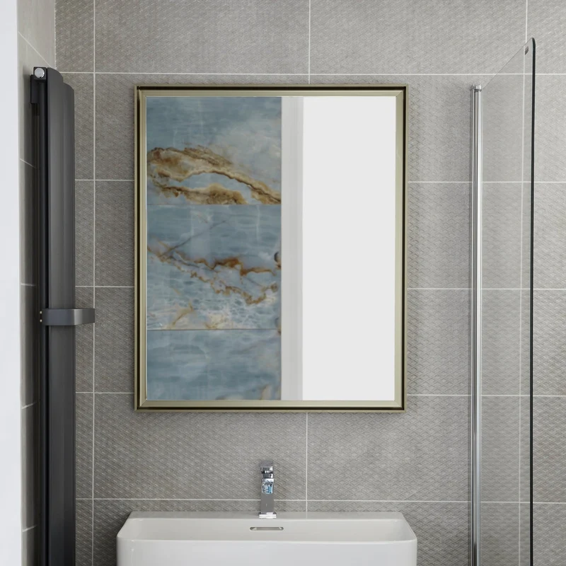 Origins Living Brooklyn Mirror 75 - 75x90cm - Brushed Bronze