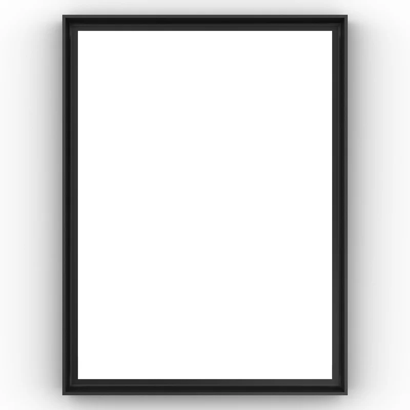 Origins Living Brooklyn Mirror 60 - 60x80cm - Matt Black