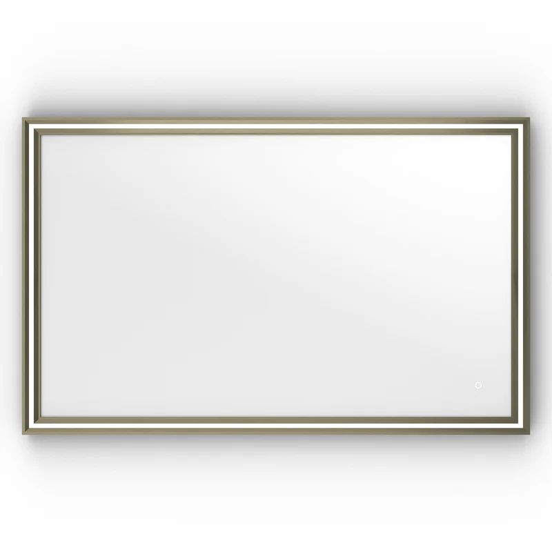 Origins Living Lexington LED Illuminated Mirror 120 Brushed Bronze - 1200 x 750mm