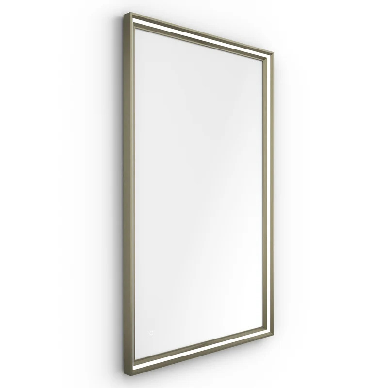 Origins Living Lexington LED Illuminated Mirror 120 Brushed Bronze - 1200 x 750mm