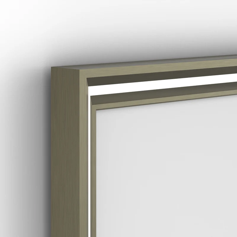 Origins Living Lexington LED Illuminated Mirror 75 Brushed Bronze - 750 x 900mm